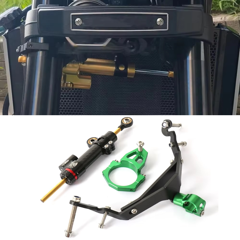 Steering Damper Stabilizer Kit Cnc - ملحقات جديدة للدراجات النارية Kawasaki Z900RS