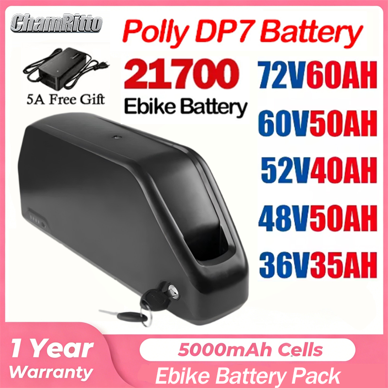 60V 30Ah 21700 Battery Pack - بطارية دراجة كهربائية هايلونج بولي 52