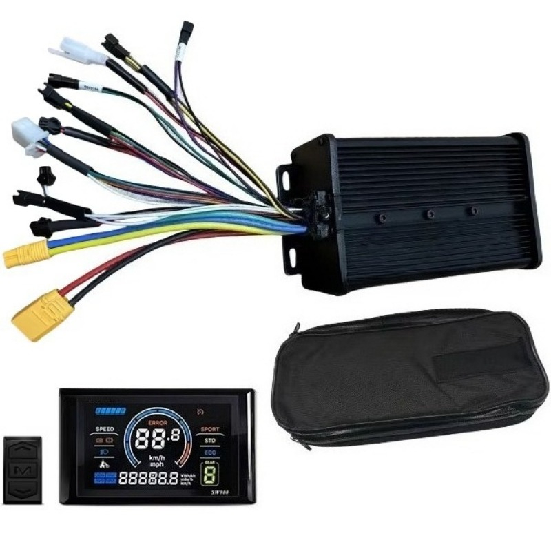 وحدة تحكم للدراجات الكهربائية  - مراجعة 72V 45A Dual Controller وسعره