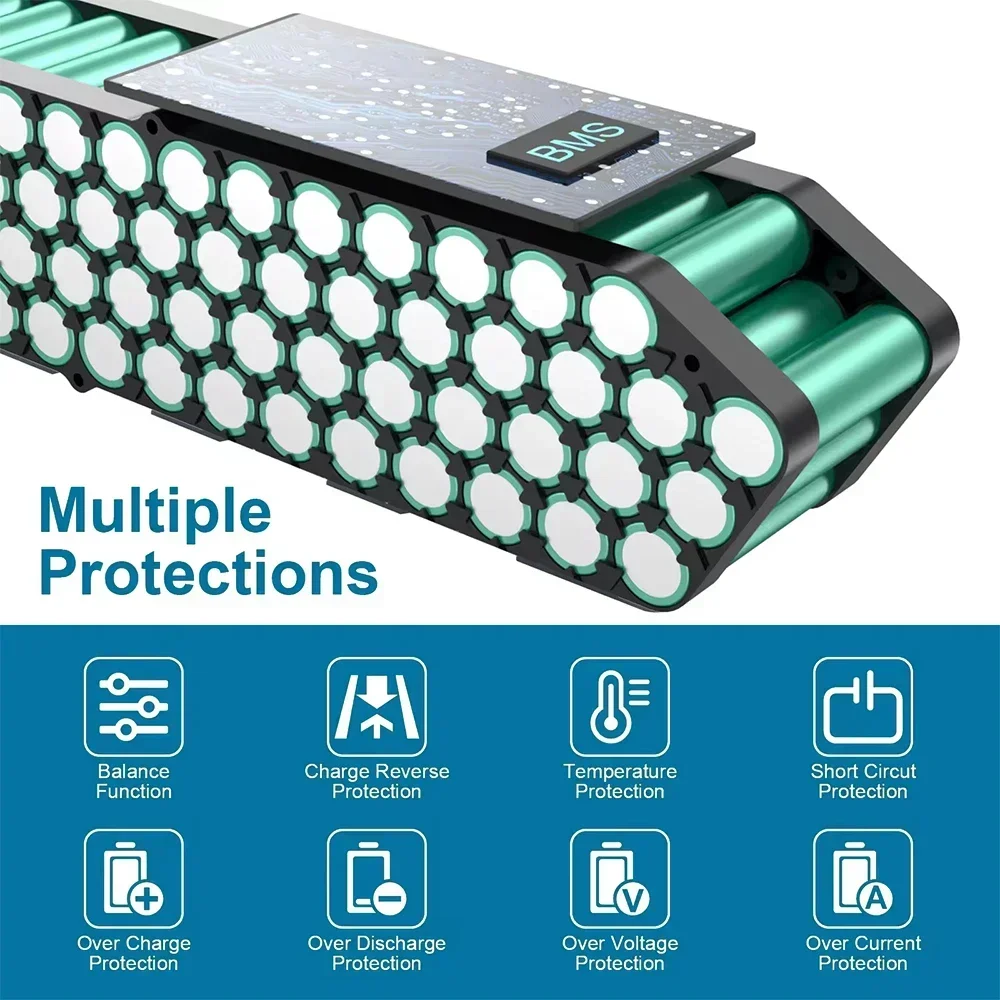 حزمة بطارية ليثيوم هايلونج عال - مراجعة 60V 30Ah 21700 Battery Pack وسعره