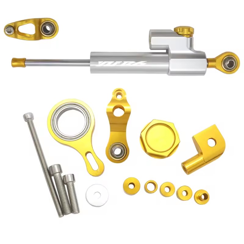 طقم تثبيت مثبت التوجيه للدراجا - مراجعة Steering Damper Stabilizer Kit Cnc وسعره