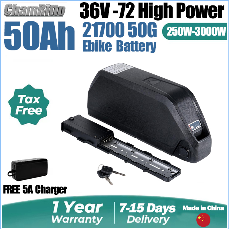 بطارية دراجة كهربائية 48 فولت  - مراجعة 60V 30Ah 21700 Battery Pack وسعره